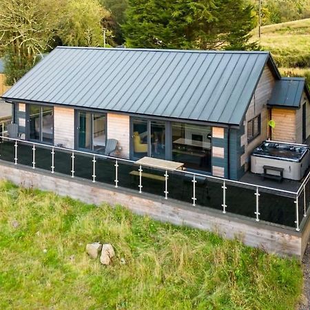 New Build Lodge With Stunning Views Of Loch Awe Hayfield  Exteriér fotografie