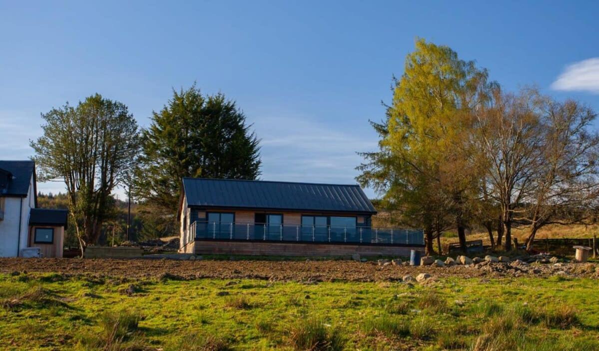 New Build Lodge With Stunning Views Of Loch Awe Hayfield  Exteriér fotografie