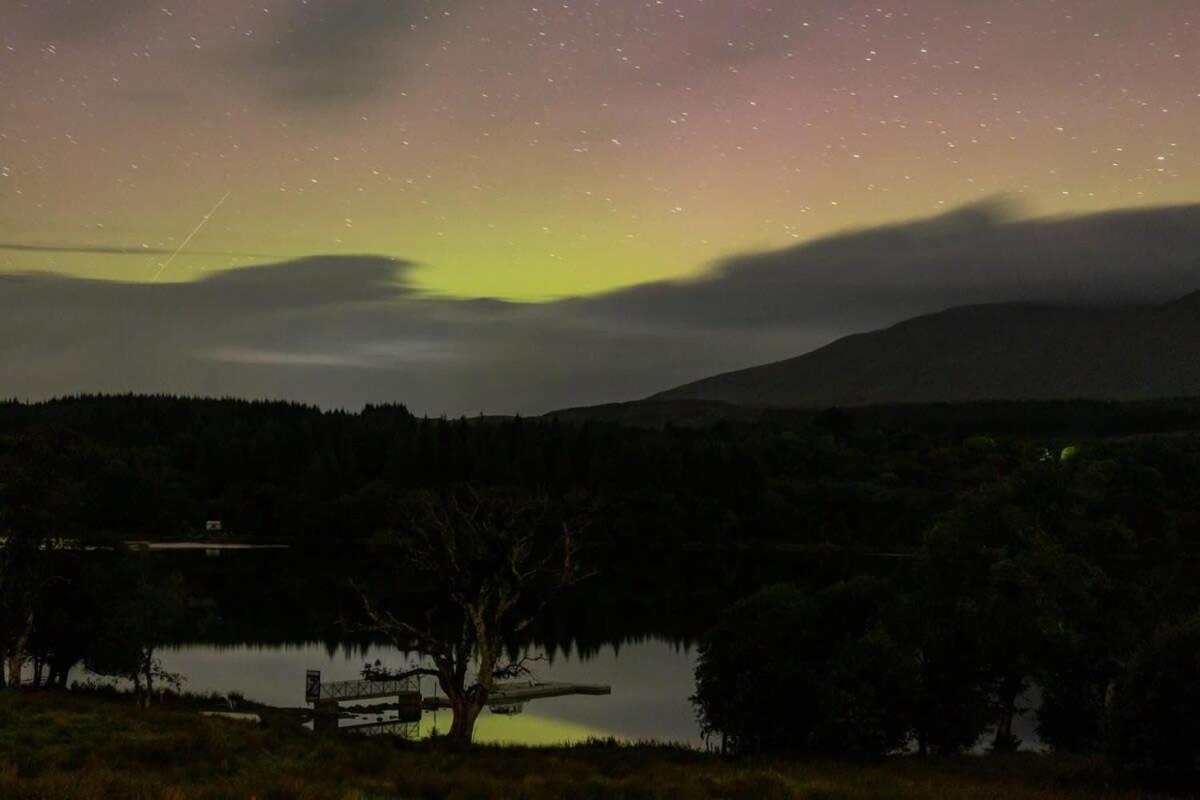 New Build Lodge With Stunning Views Of Loch Awe Hayfield  Exteriér fotografie
