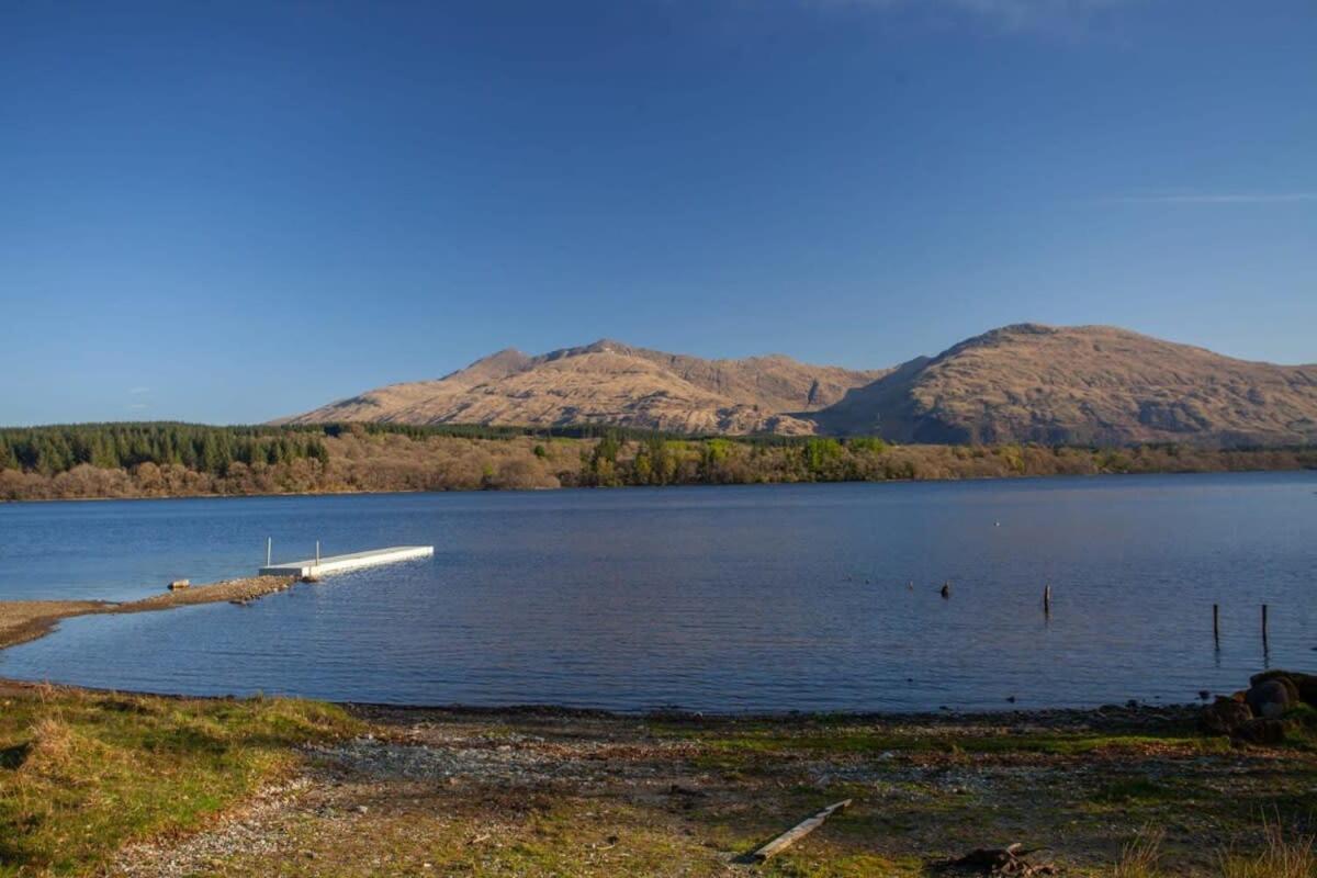 New Build Lodge With Stunning Views Of Loch Awe Hayfield  Exteriér fotografie