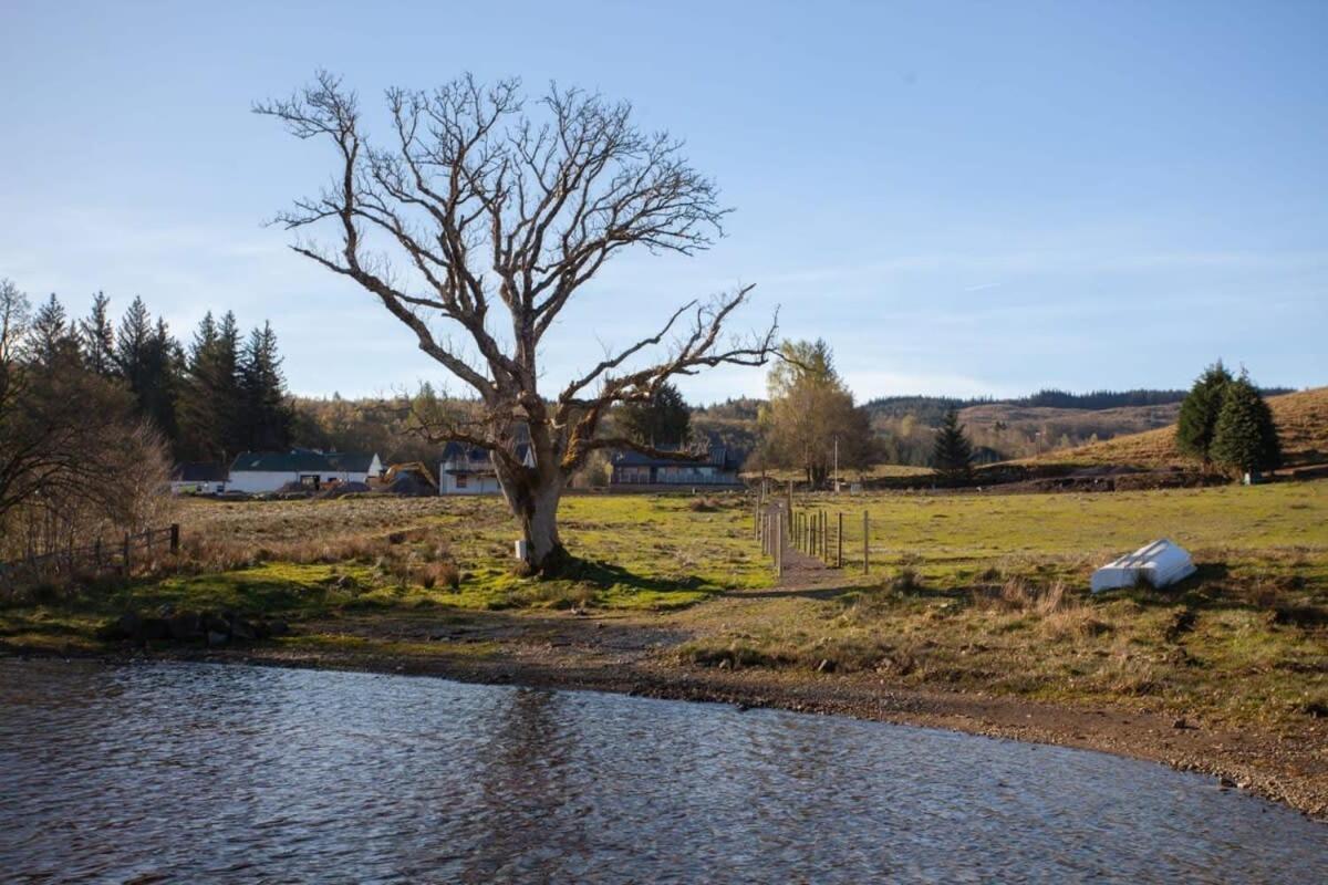 New Build Lodge With Stunning Views Of Loch Awe Hayfield  Exteriér fotografie