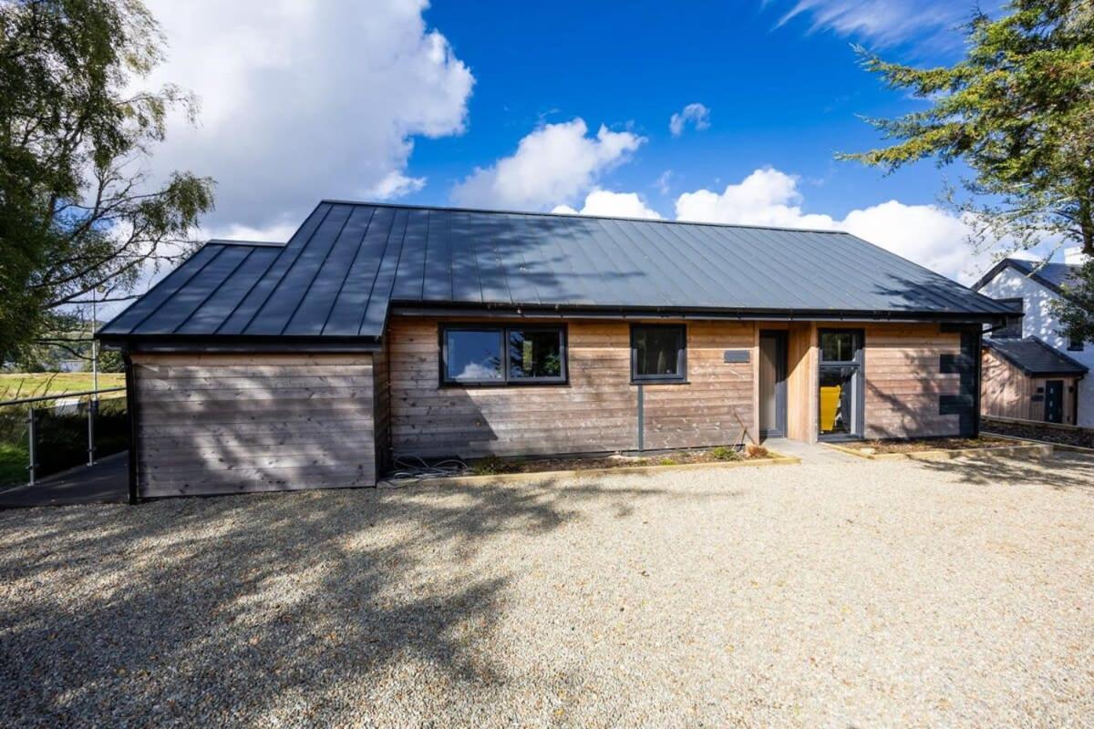 New Build Lodge With Stunning Views Of Loch Awe Hayfield  Exteriér fotografie