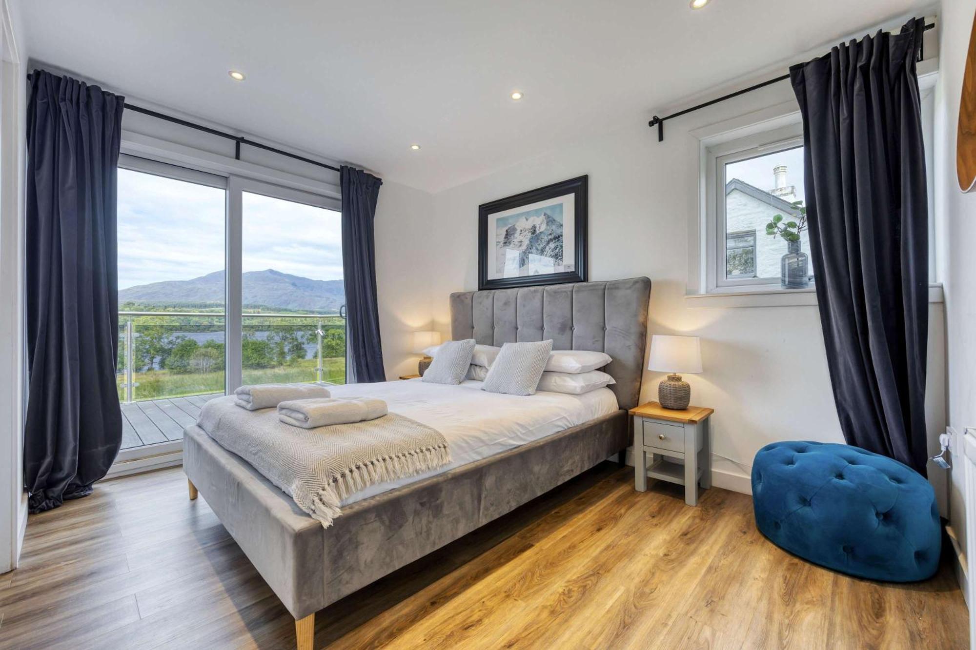 New Build Lodge With Stunning Views Of Loch Awe Hayfield  Exteriér fotografie